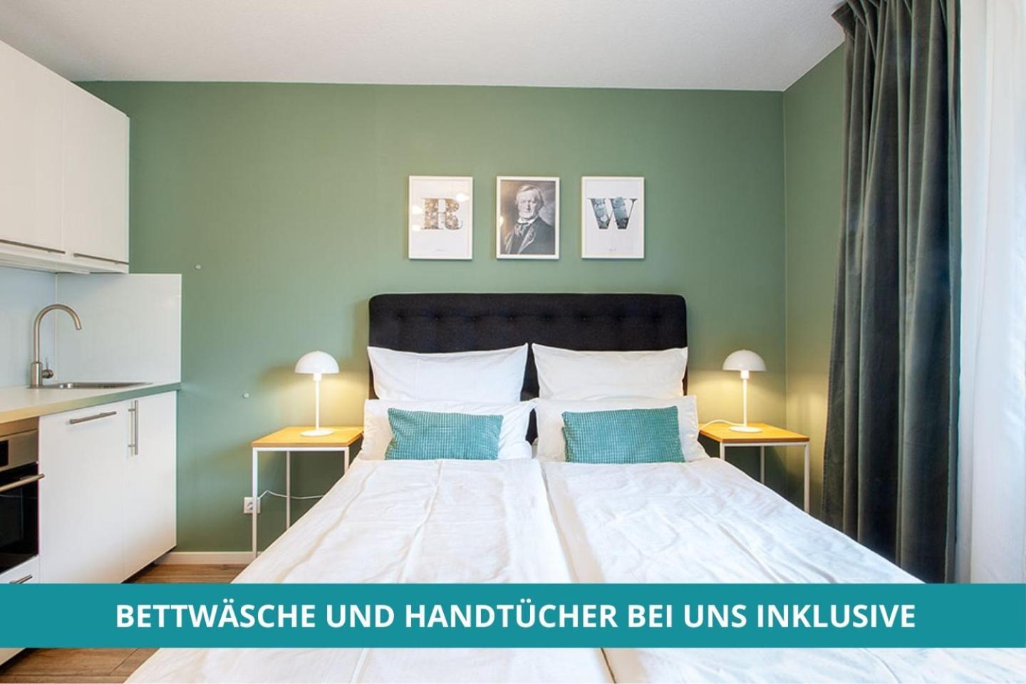 Apt Wahnfried Nr1 - Cityapartment Mit Kueche, Duschbad, Balkon, Parkplatz - Zentral Aber Ruhig Bayreuth Exterior photo